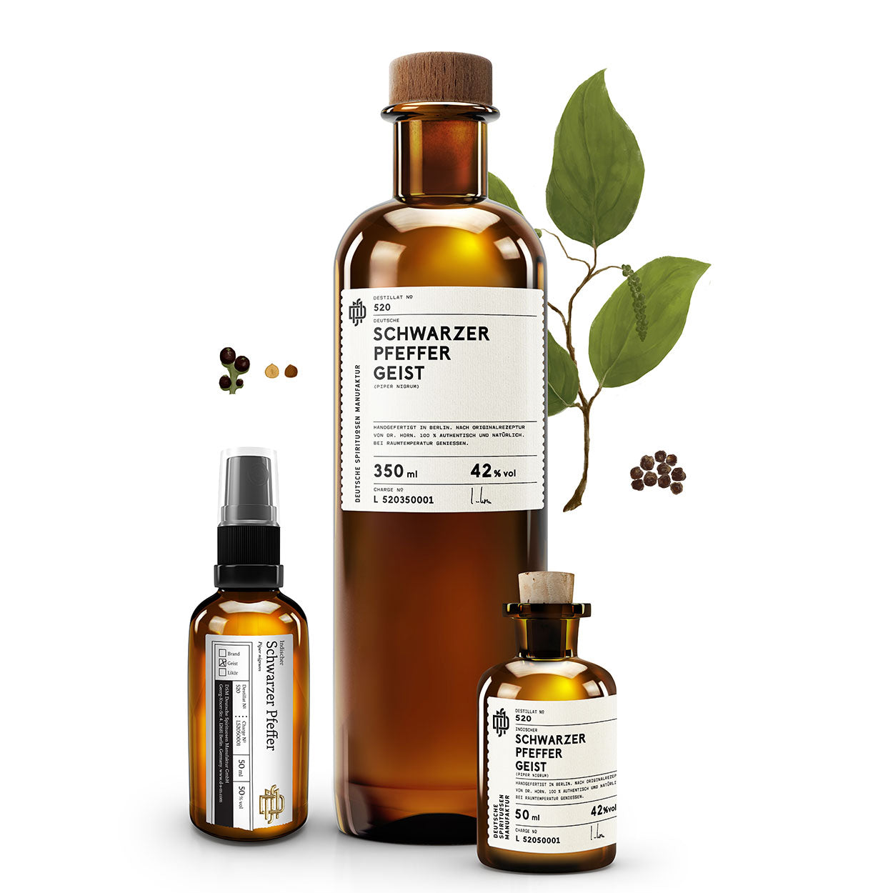 No 520 Indischer Schwarzer Pfeffer - 350ml