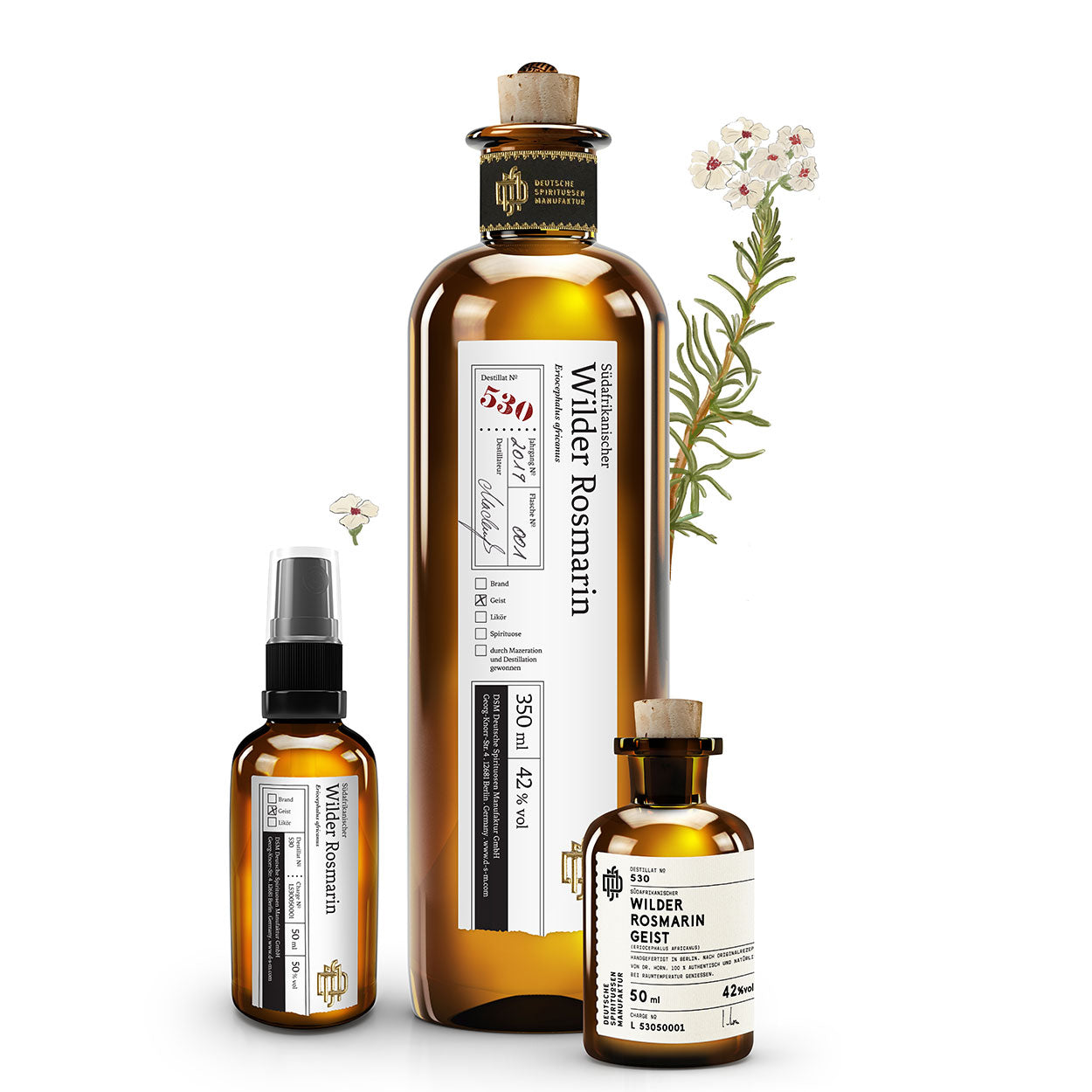 No 530 Südafrikanischer Wilder Rosmarin - 350ml
