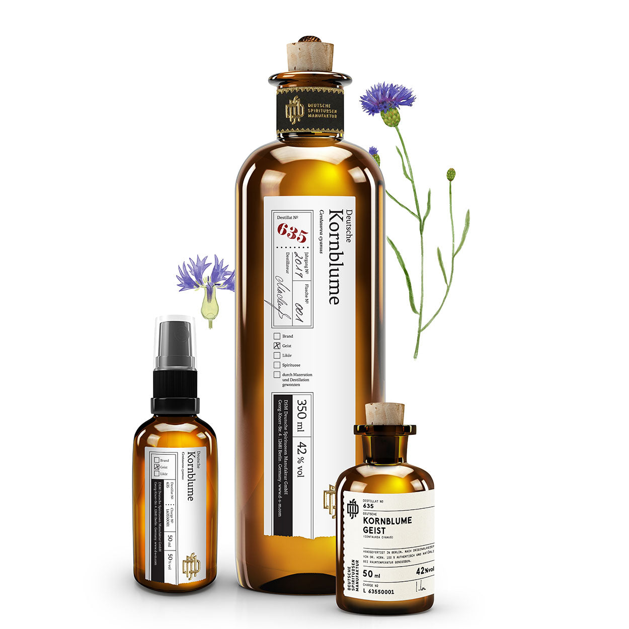 No 635 Deutsche Kornblume - 350ml