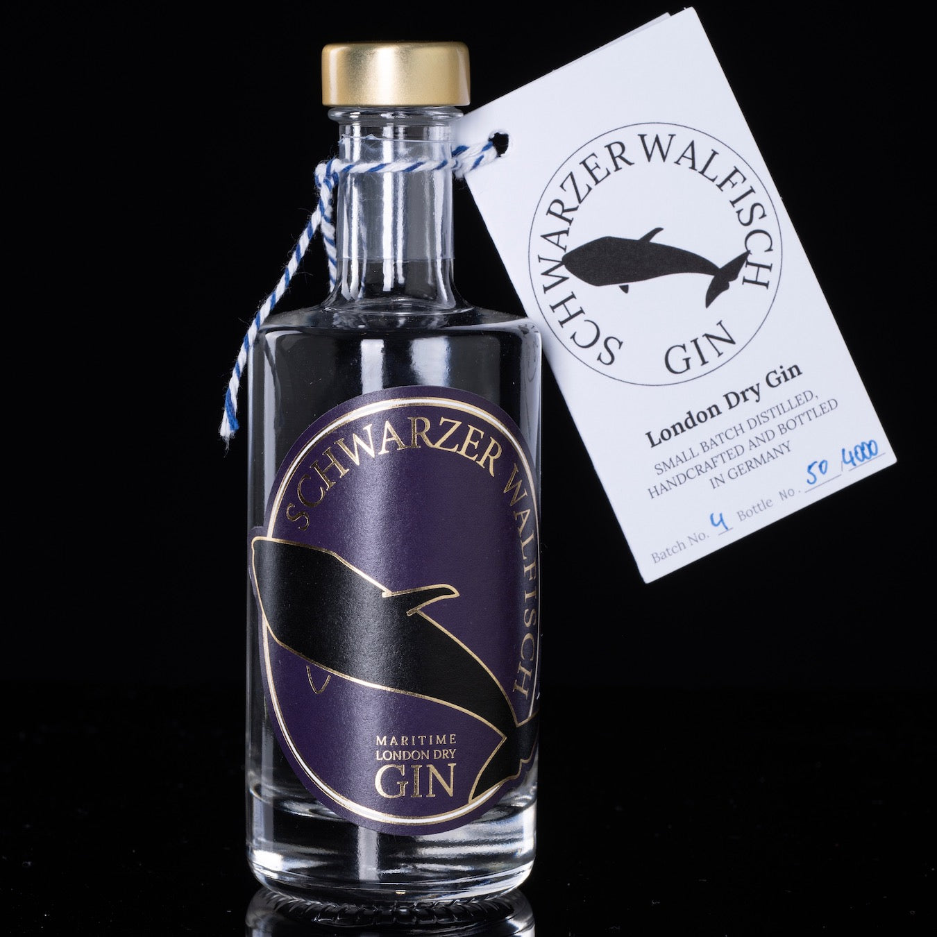 Schwarzer Walfisch Gin - London Dry 100ml